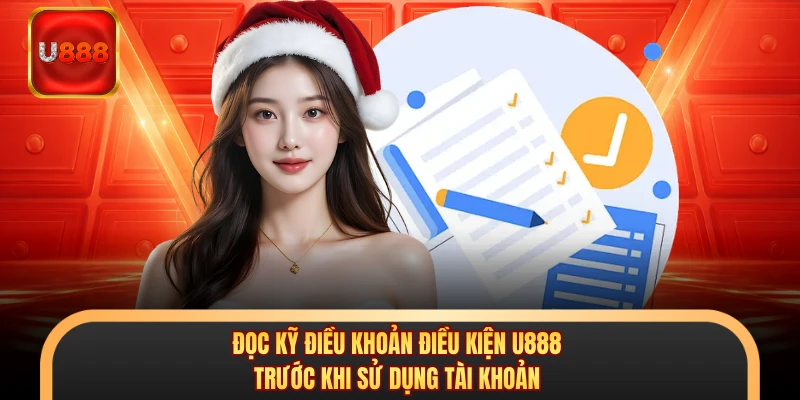 Đọc kỹ điều khoản điều kiện U888 trước khi sử dụng tài khoản