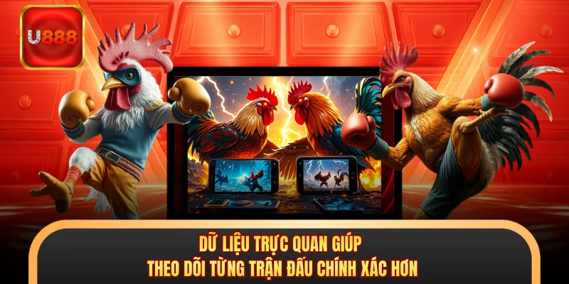 Dữ liệu trực quan giúp theo dõi từng trận đấu chính xác hơn