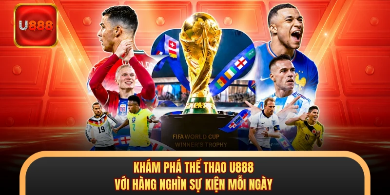 Khám phá thể thao U888 với hàng nghìn sự kiện mỗi ngày